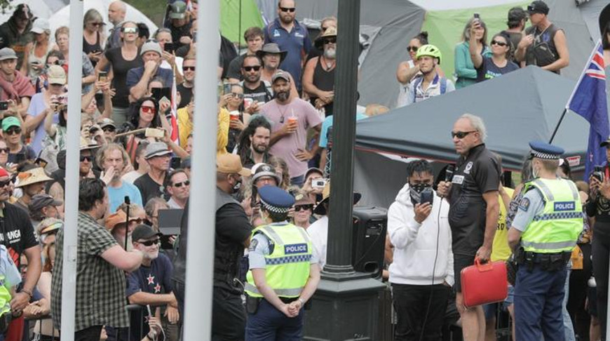 Протестующие в Веллингтоне попытались прорваться к зданию парламента