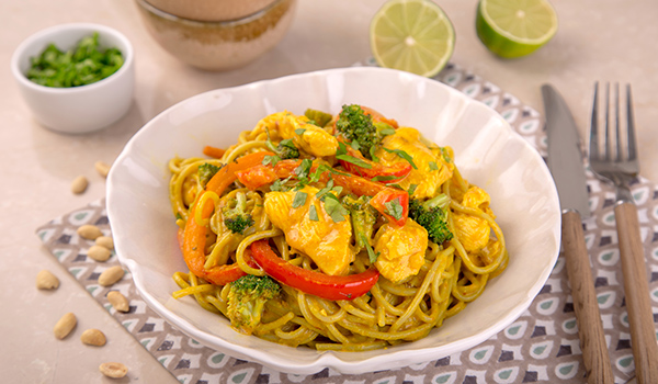 Быстрый и вкусный рецепт пасты с соусом карри Быстрый и вкусный рецепт пасты с соусом карри