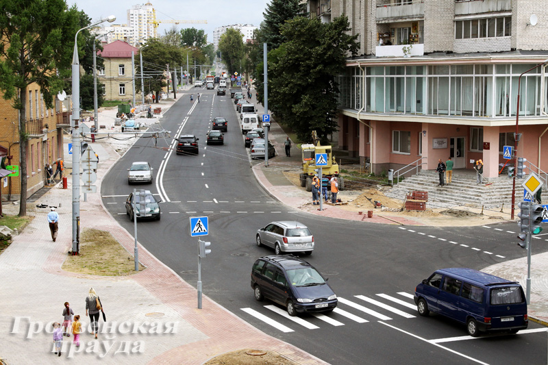 В Гродно по улице Дзержинского частично открыто движение транспорта В Гродно по улице Дзержинского частично открыто движение транспорта