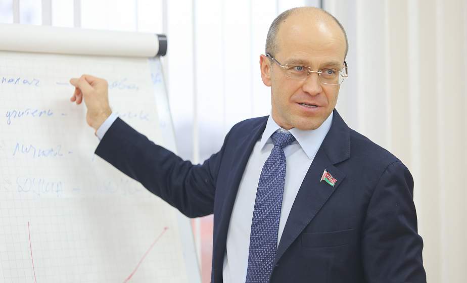 Valentin Baiko, Member of the Council of the Republic of the National Assembly of the Republic of Belarus, one of the founders of the Conte Spa JLLC spoke about humane pedagogy, ecological farming, the first reception of citizens