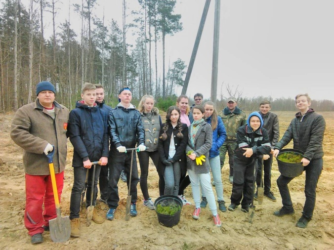 Ученики гродненской СШ №19 на «Неделе леса» высадили почти 20 000 саженцев Ученики гродненской СШ №19 на «Неделе леса» высадили почти 20 000 саженцев