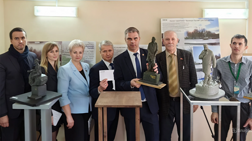Каким будет памятник Валентину Тавлаю в Лиде