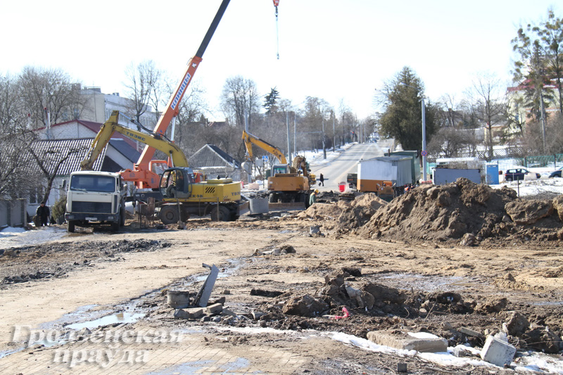 В Гродно началась вторая очередь реконструкции улицы Островского