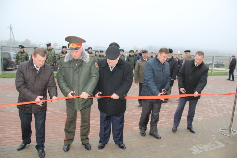 Новый комплекс зданий пограничного поста "Клевица" открыли в Ошмянском районе