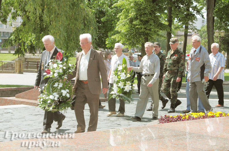 Гродно посетила делегация ветеранов и журналистов из Литвы Гродно посетила делегация ветеранов и журналистов из Литвы