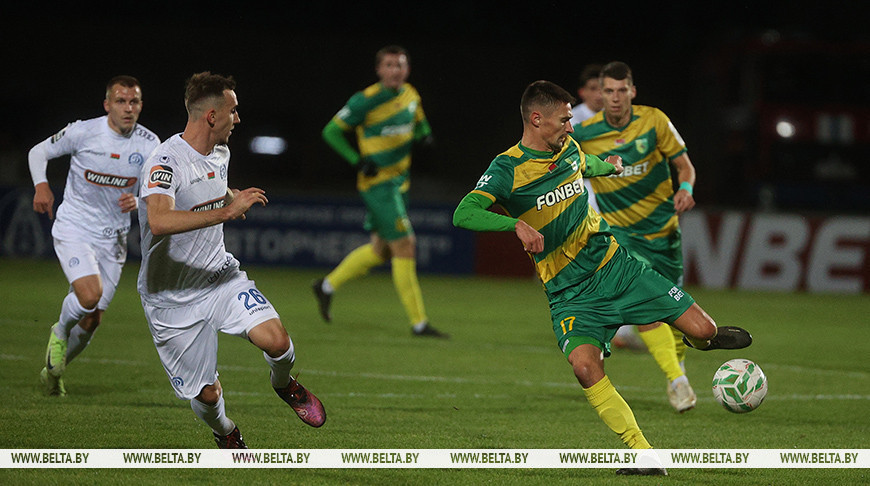 Футболисты "Немана" и минского "Динамо" сыграли вничью в чемпионате Беларуси Футболисты "Немана" и минского "Динамо" сыграли вничью в чемпионате Беларуси