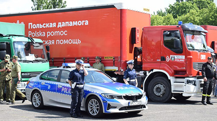 Польша отправила в Беларусь вторую партию гуманитарной помощи