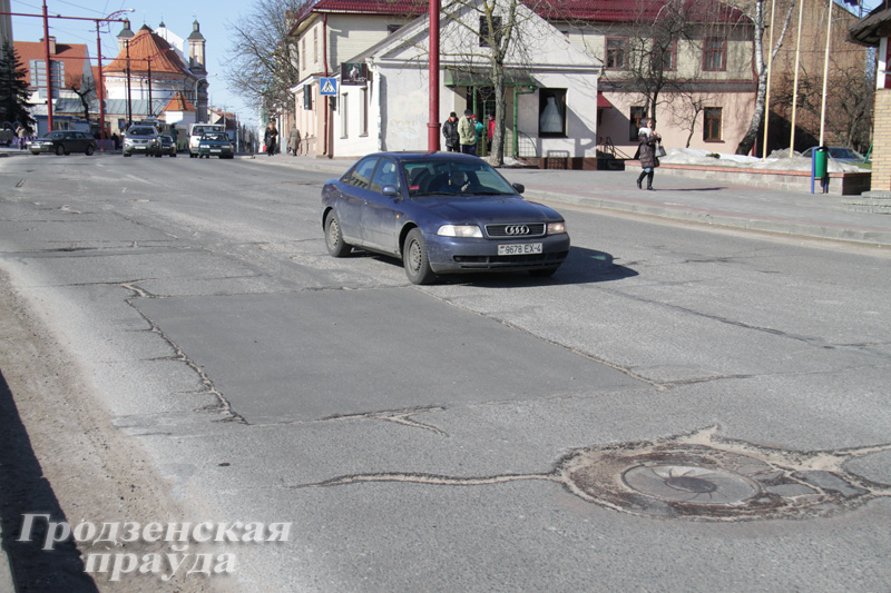 В Гродно начаты работы по приведению дорог в порядок В Гродно начаты работы по приведению дорог в порядок