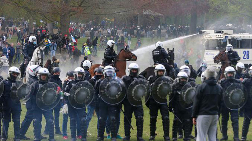 Беспорядки в Брюсселе: задержаны более 130 человек, есть пострадавшие