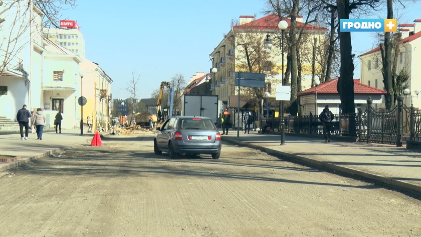 Ремонт улицы Ожешко планируют завершить в конце апреля Ремонт улицы Ожешко планируют завершить в конце апреля