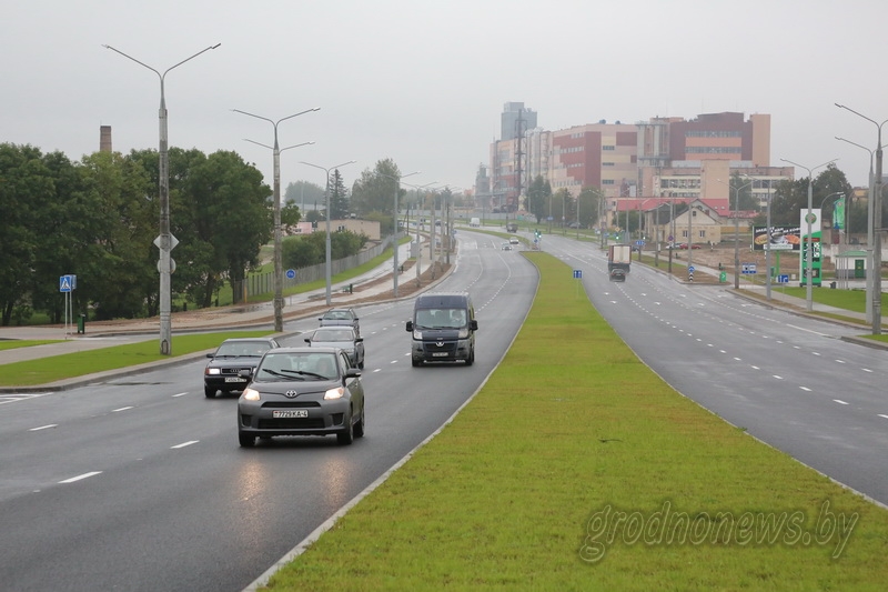 К Дню города в Гродно открыли шестиполосную магистраль.JPG