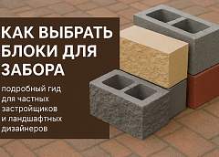 Title: Как выбрать блоки для забора — советы по выбору и типам