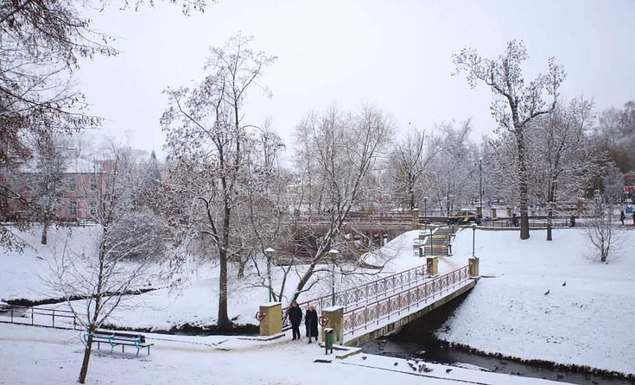 Фотофакт: снежный Гродно