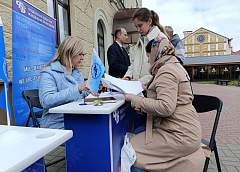 Сегодня в центре Гродно можно было получить бесплатную юридическую помощь