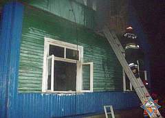 При пожаре погибла пенсионерка