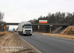 Шесть километров магистрали в районе Щучина введут в эксплуатацию до 1 сентября