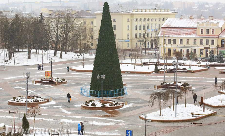 Фотофакт: на Советской площади появилась елка Фотофакт: на Советской площади появилась елка