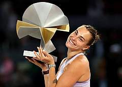Арина Соболенко в третий раз выиграла турнир WTA-1000 в Мадриде