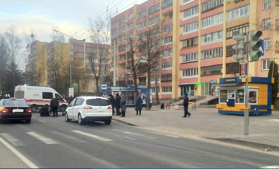 В Гродно произошло ДТП на пешеходном переходе