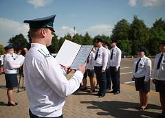 Молодые сотрудники таможенной службы Гродненщины торжественно приняли присягу