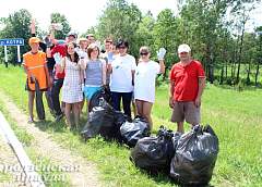 Орхусский центр Гродно провел акцию по очистке берегов Котры