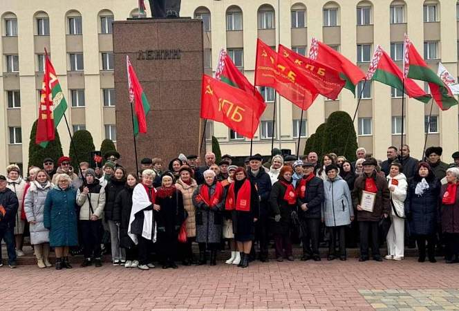 Достойная встреча Великого Октября. Какую политическую повестку транслируют коммунисты Гродненщины