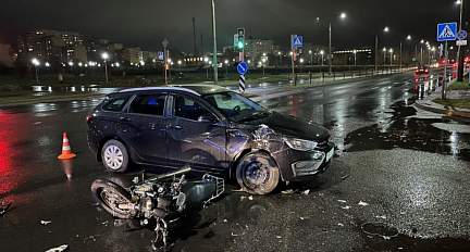 В Гродно в ДТП пострадал 18-летний мотоциклист