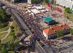 More than 140,000 people celebrated Victory Day in Grodno and in Grodno region