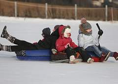  Snow came to Grodno. How will the KorobchitskyOlimp work and how can I get to the snow mountain?
