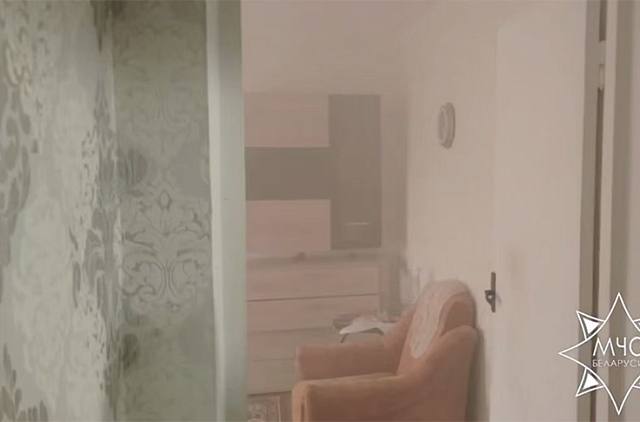 В Лиде горело общежитие