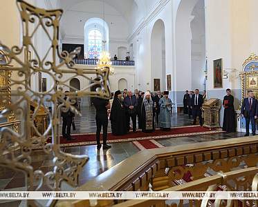 Президент Беларуси посетил Свято-Успенский Жировичский монастырь и увидел, как преобразилась древняя обитель