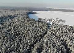 Реконструкция второго визит-центра заказника "Озеры" в Гродненской области практически завершена