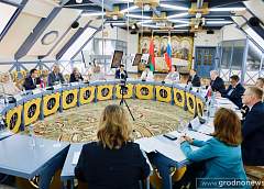Совместное заседание комиссий Парламентского собрания Союза Беларуси и России проходит в Мирском замке