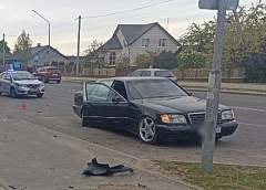 В Лиде при столкновении с легковым автомобилем погиб мотоциклист