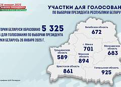 Завершился этап образования участков для голосования по выборам Президента Республики Беларусь