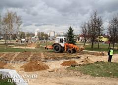 К майским праздникам в Гродно обустроят еще один сквер