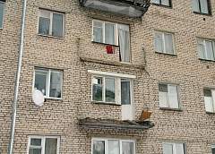 В Слониме обрушился балкон вместе с женщиной