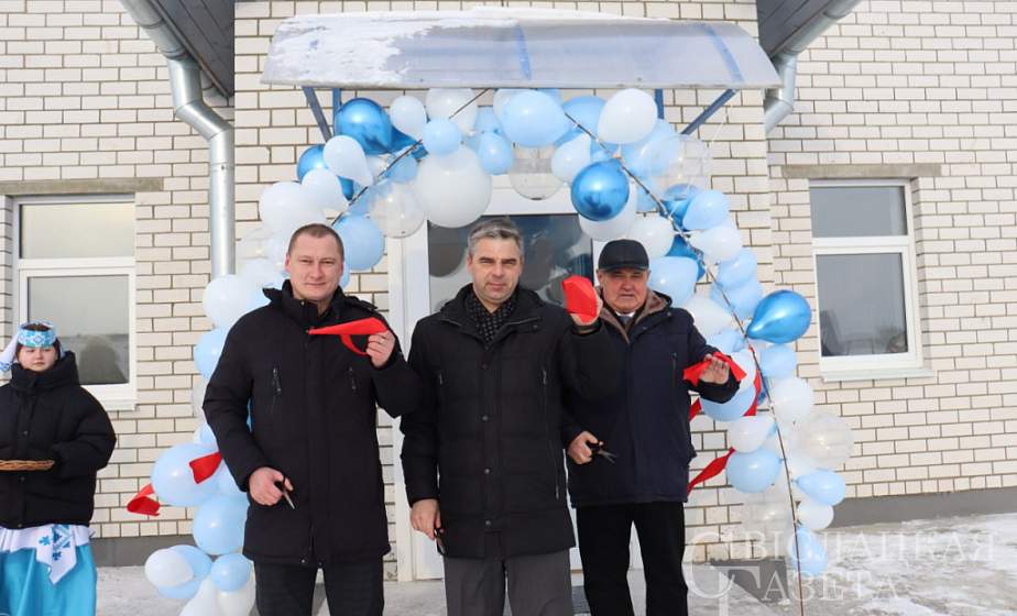 В Свислочском районе торжественно открыли современную молочно-товарную ферму «Сокольники»