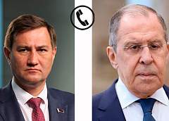 Максим Рыженков провел телефонный разговор с Сергеем Лавровым