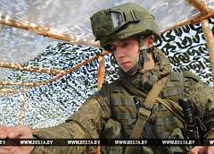 Отражение воздушного нападения отрабатывается на полигонах Борисовский и Осиповичский