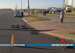 В Гродно автомобиль сбил 10-летнего мальчика на велосипеде