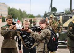 День основания полка связи в Гродно