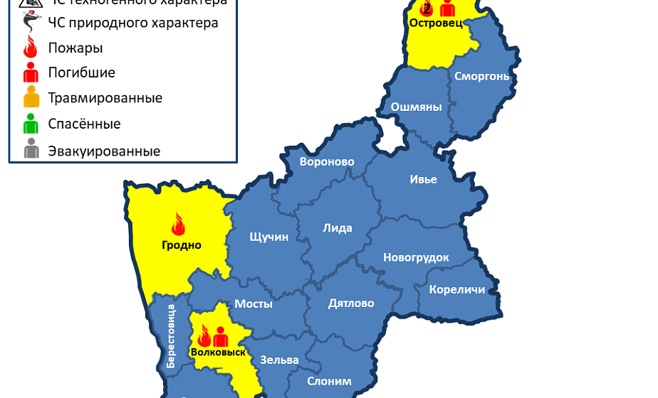 За сутки в Гродненской области произошло 4 пожара. Погибло 2 человека За сутки в Гродненской области произошло 4 пожара. Погибло 2 человека