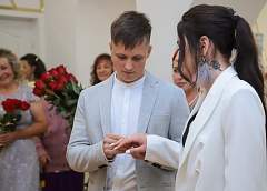 Три девятки как залог семейного благополучия. В Гродно 19.09.19 заключили брак почти двадцать пар