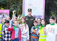 Один день из жизни учащихся военно-патриотического лагеря 