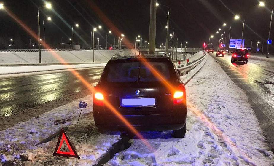 В Гродно произошло ДТП на большом объездном кольце