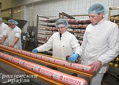 В Гродно изготовили трехметровую докторскую колбасу
