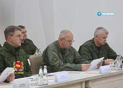 Губернатор Гродненской области Юрий Караев принимает участие в ежегодных сборах «Военная безопасность и оборона государства»