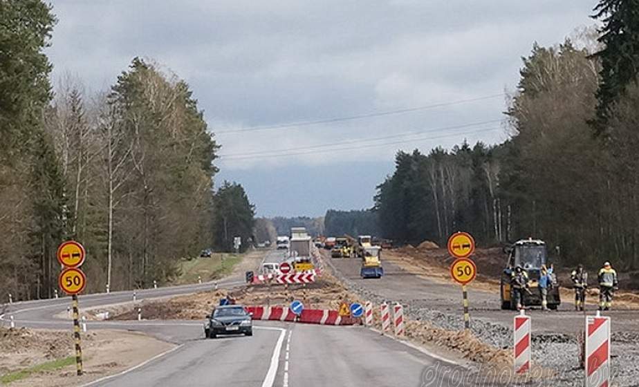 На реконструируемых участках М6 начинается укладка асфальтобетона