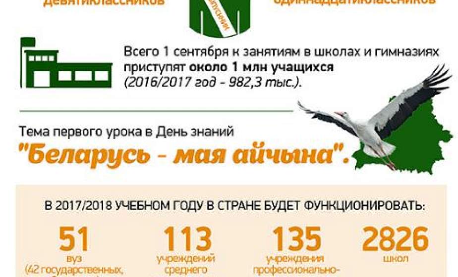 Инфографика: Учебный год 2017/2018